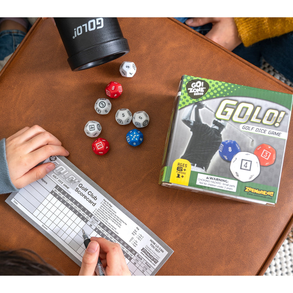 Golo Golf Dice Game by  for Families and Kids. Award Winning Fun Game for Home or Travel! Ages 6 Years and Up.