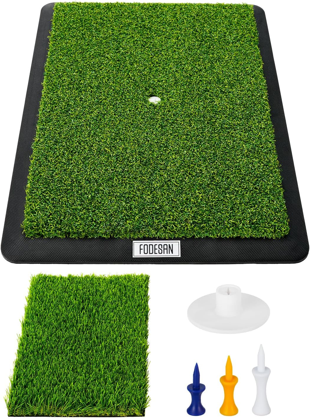 Golf Hitting Mat – Practice Mat with Swing Path Feedback & Impact Detection – Indoor/Outdoor Use – Golf Swing Trainer for Home Training – Gift for Golfers, Beginners & Pros