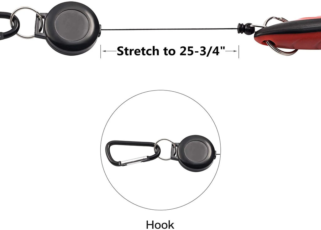 Golf Brush Cleaner Set - Wire and Nylon Bristle Brushes for Golfing Accessories, Clubs, Shoes, Irons, Woods, Groove - Spike with Rubber Cover, Retractable Zipline Cord, and Carabiner Clip
