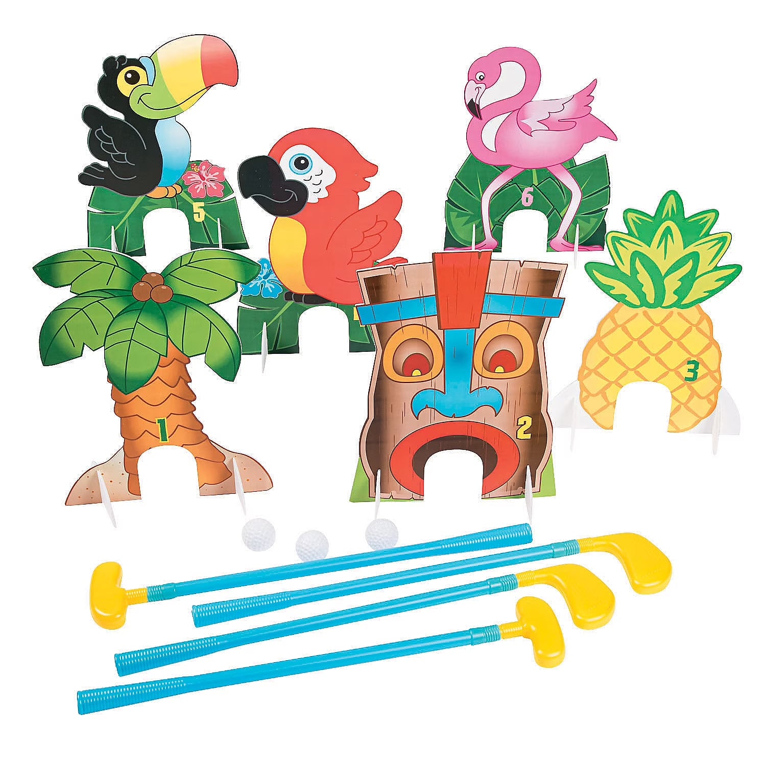 Luau Golf Game - Party Favors - 38 Pieces
