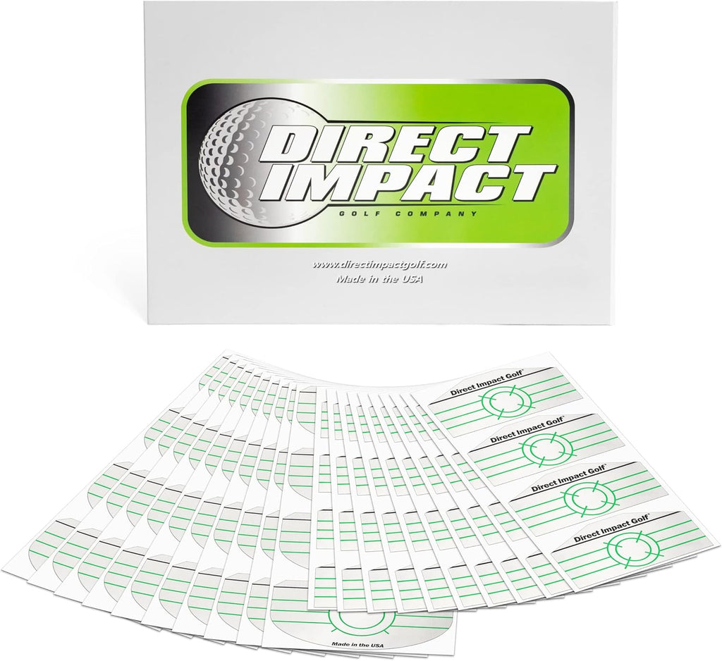 Ultra-Thin Golf Impact Tape 200 Driver Impact Labels: Instant Feedback for Distance, Accuracy, Consistency