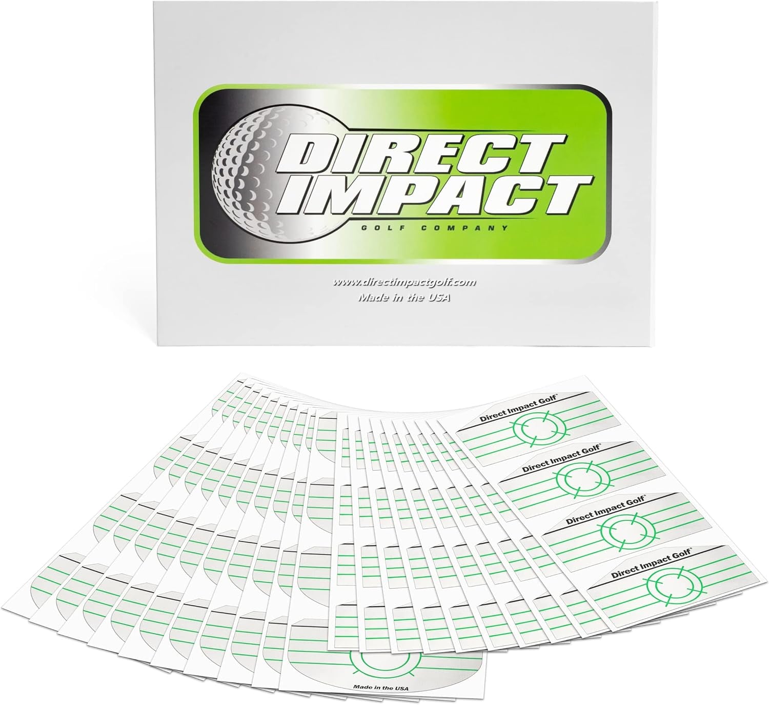 Ultra-Thin Golf Impact Tape 200 Driver Impact Labels: Instant Feedback for Distance, Accuracy, Consistency