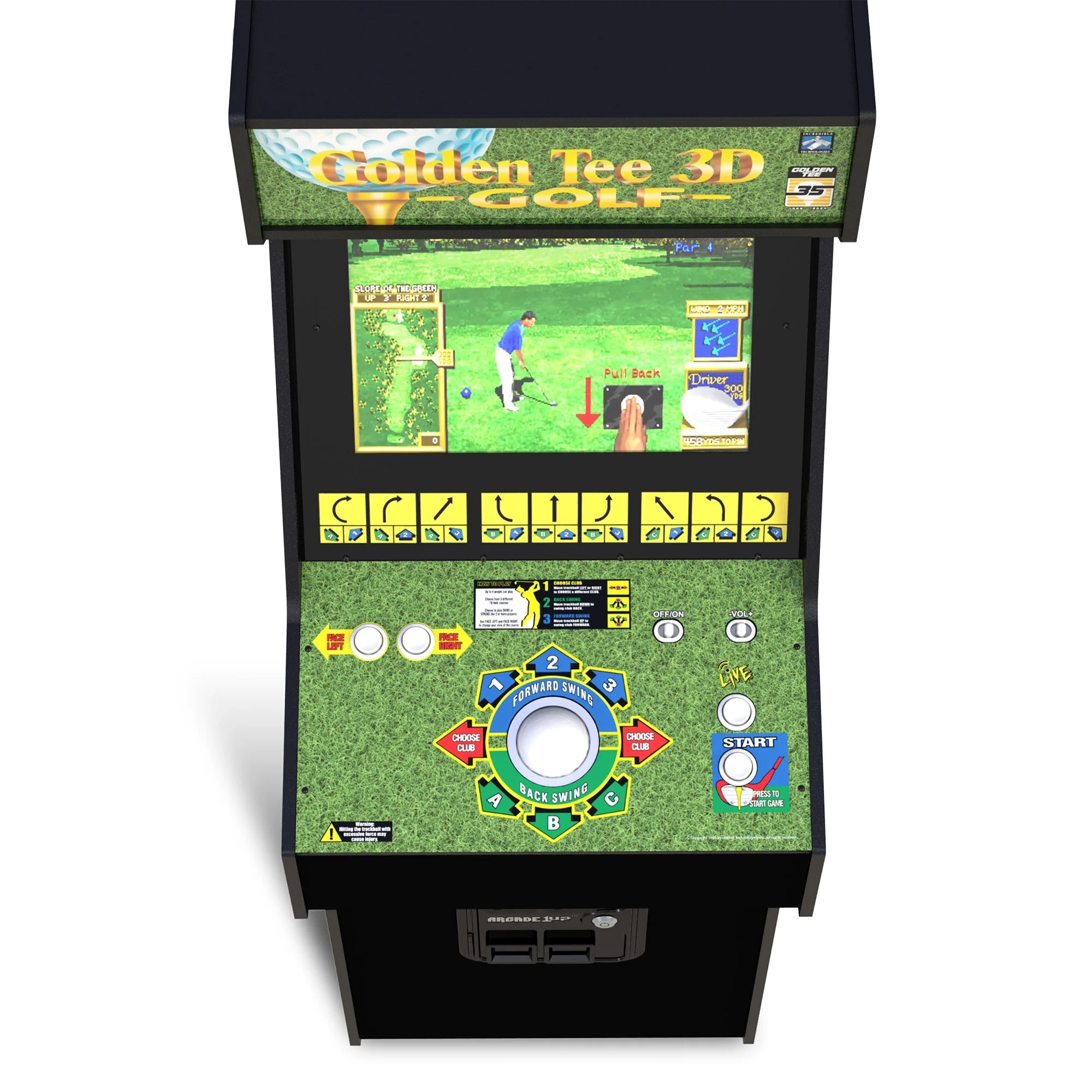 Golden Tee 3D 35Th Anniversary Deluxe Arcade Machine