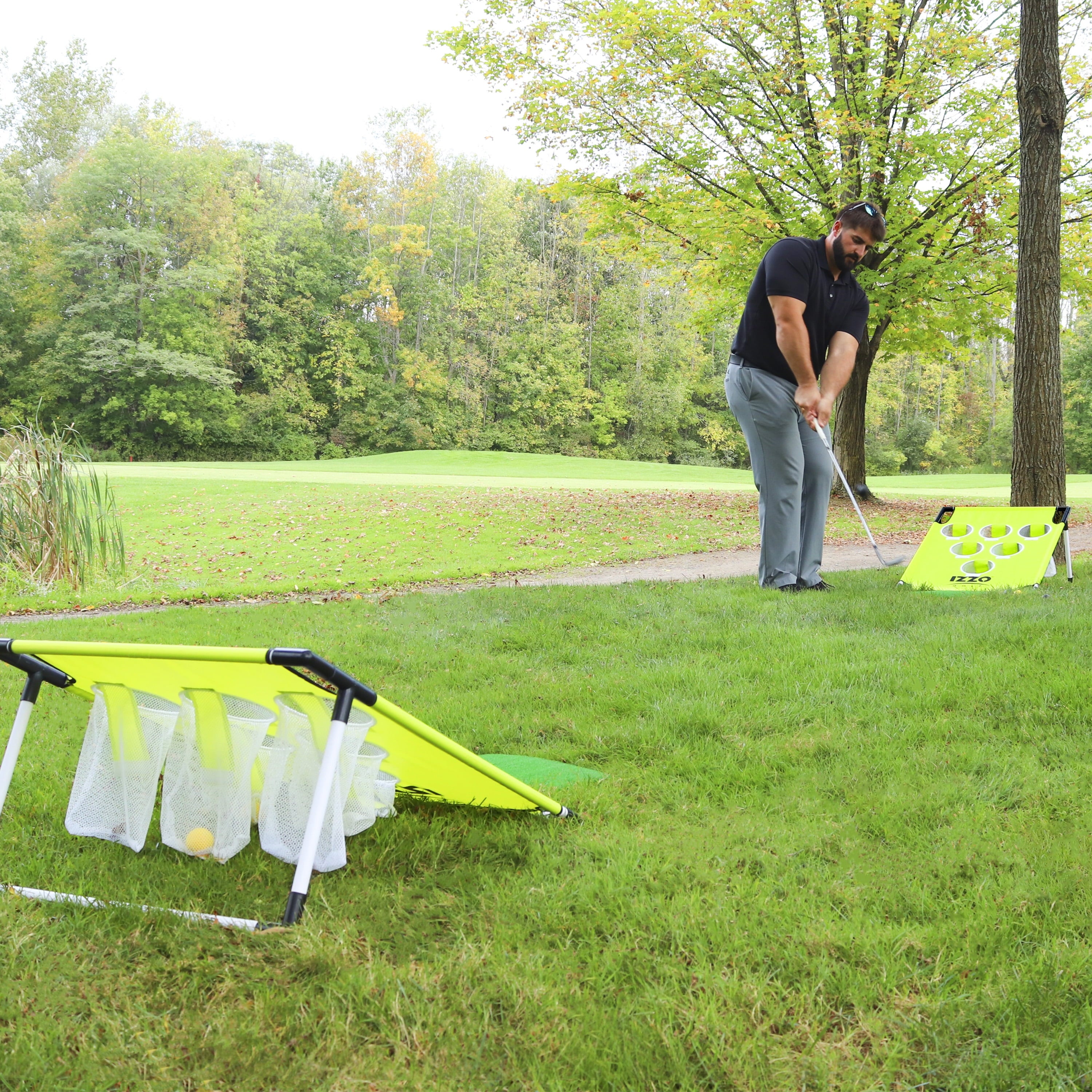 Pong-Hole Golf Chipping Game & Practice Set
