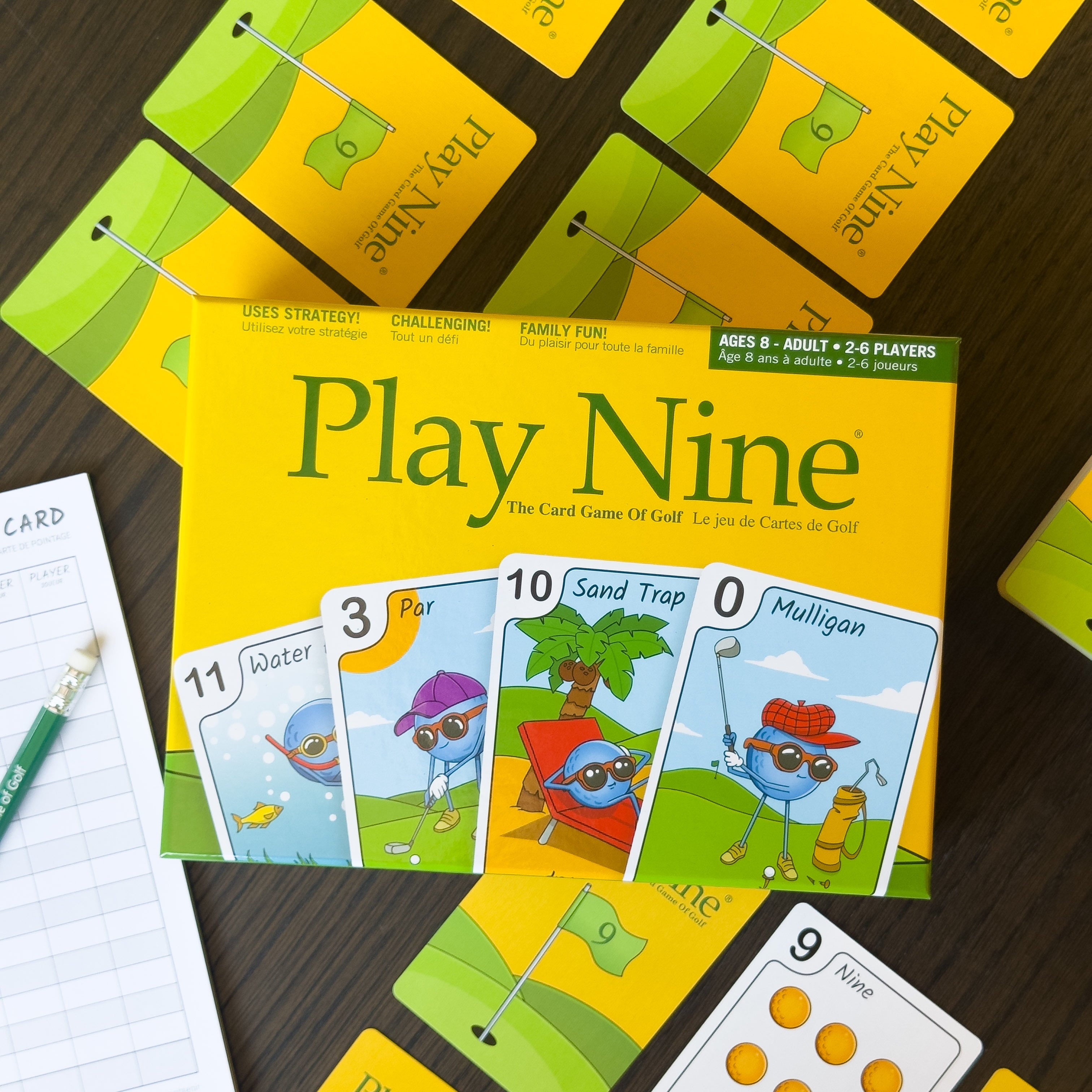 - the Card Game for Families, Best Strategy Game for Couples, Fun Game Night Kids, Teens and Adults, the Perfect Golf Gift