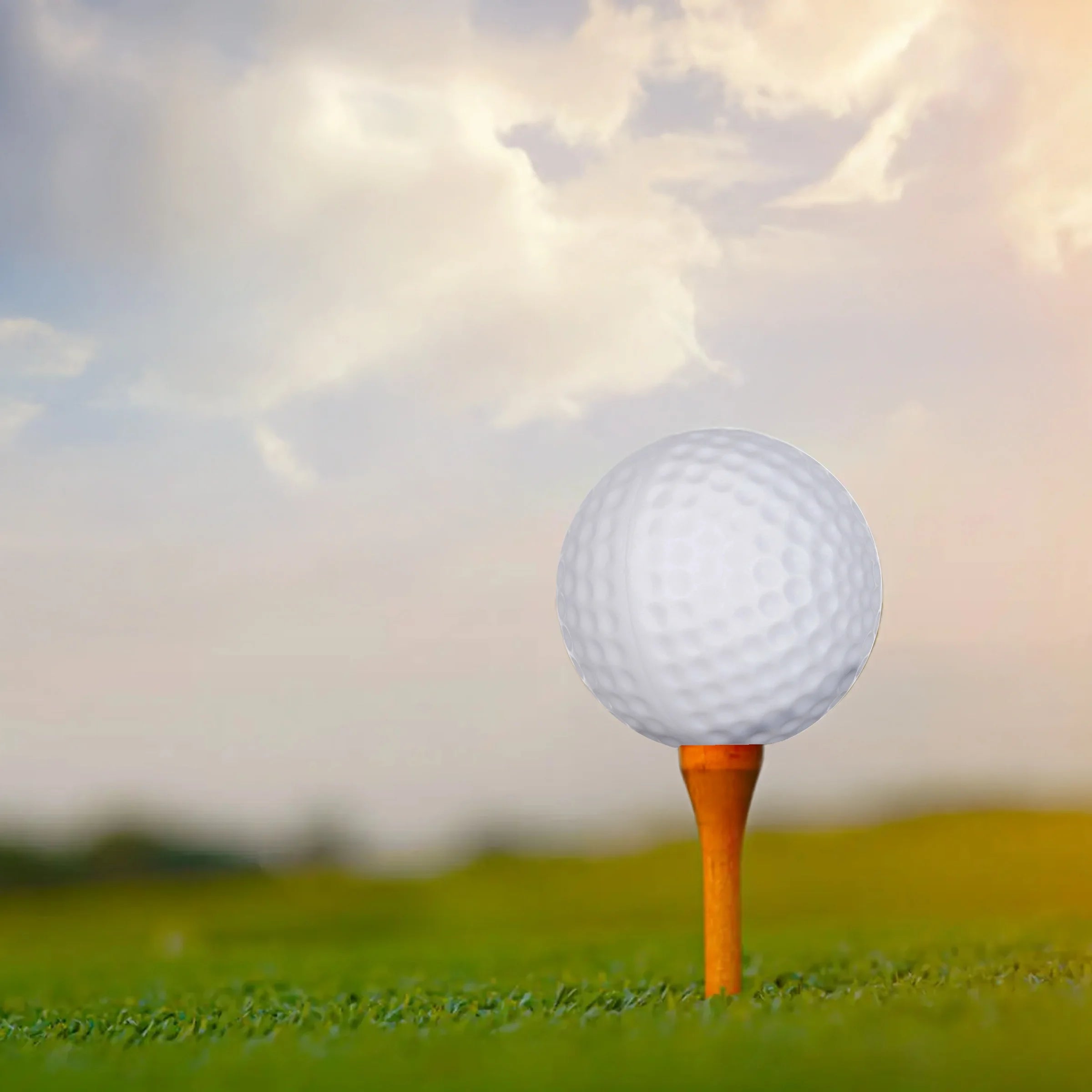 15Pk White Hollow Practice Golf Balls