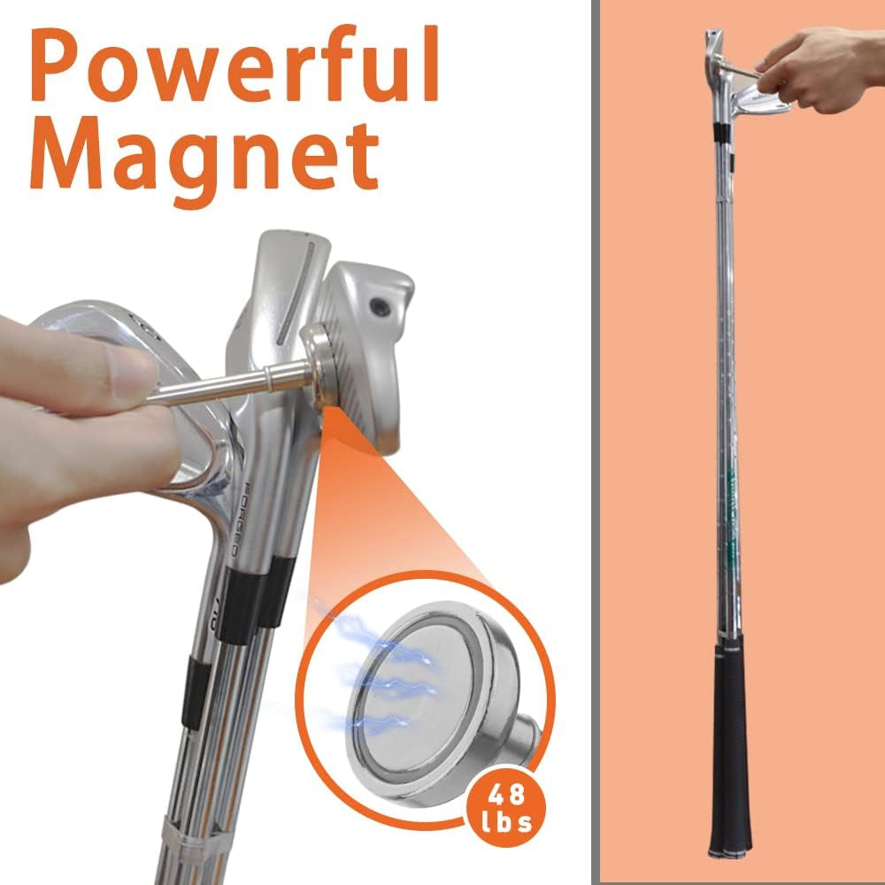 Golf Alignment Rods, Golf Swing Trainer Aid Golf Club Alignment Stick Corrector Help Visualize and Align Your Golf Shot Golf Alignment Aids