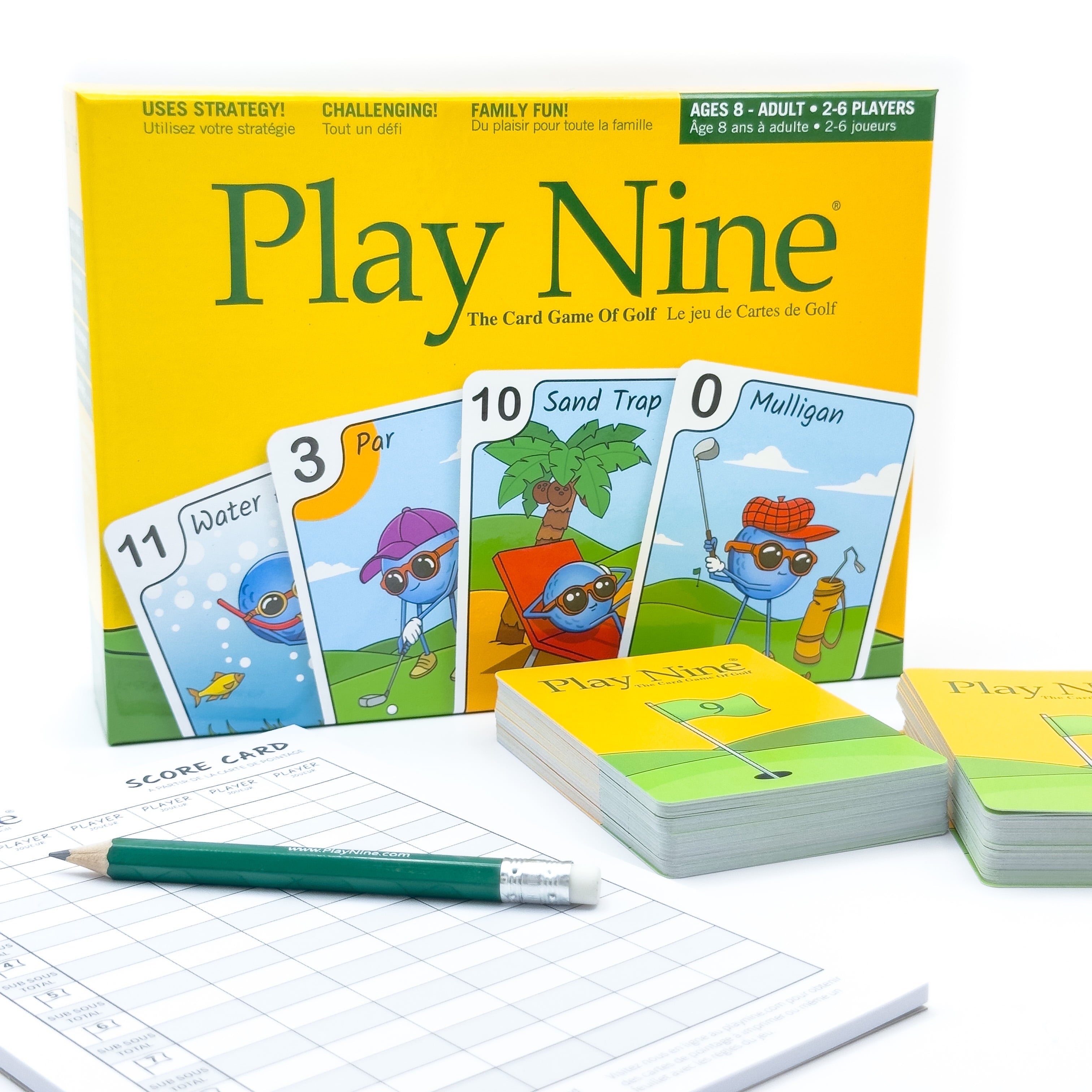 - the Card Game for Families, Best Strategy Game for Couples, Fun Game Night Kids, Teens and Adults, the Perfect Golf Gift