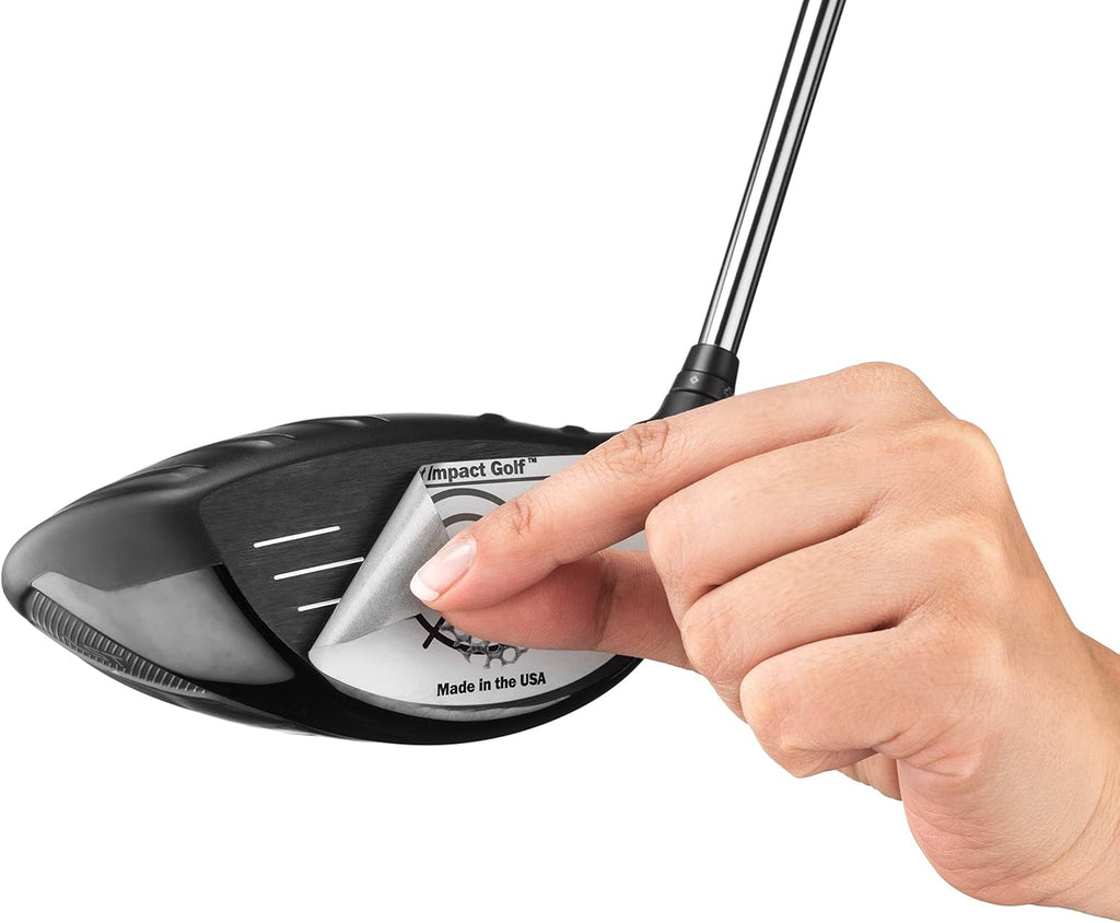 Ultra-Thin Golf Impact Tape 200 Driver Impact Labels: Instant Feedback for Distance, Accuracy, Consistency